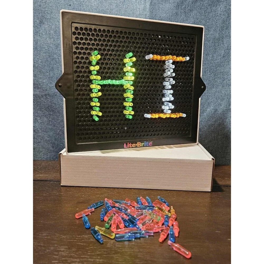 Lite Brite Ultimate Classic Basic Fun | LED Light Up Toy | Retro Style Peg Art